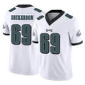 Blackjersey P.Eagles #69 Landon Dickerson Player White Limited Vapor F.U.S.E. Home Game Stitched Jerseys