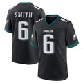 Blackjersey P.Eagles #6 DeVonta Smith Player Black Game Home Stitched Jerseys