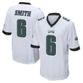 Blackjersey P.Eagles #6 DeVonta Smith Player White Home Game Stitched Jerseys