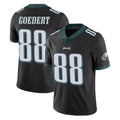 Blackjersey P.Eagles #88 Dallas Goedert Player Black Limited Vapor Untouchable Home Game Stitched Jerseys
