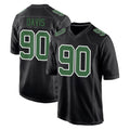 Blackjersey P.Eagles #90 Jordan Davis Player Carbon Green Fashion Home Game Stitched Jerseys