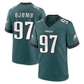 Blackjersey P.Eagles #97 Moro Ojomo Player Green Home Game Stitched Jerseys