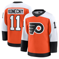 Blackjersey P.Flyers #11 Travis Konecny Burnt Orange Home Premium Jerseys