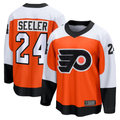 Blackjersey P.Flyers #24 Nick Seeler Orange Home Practice Jerseys