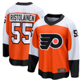 Blackjersey P.Flyers #55 Rasmus Ristolainen Orange Home Breakaway Jerseys