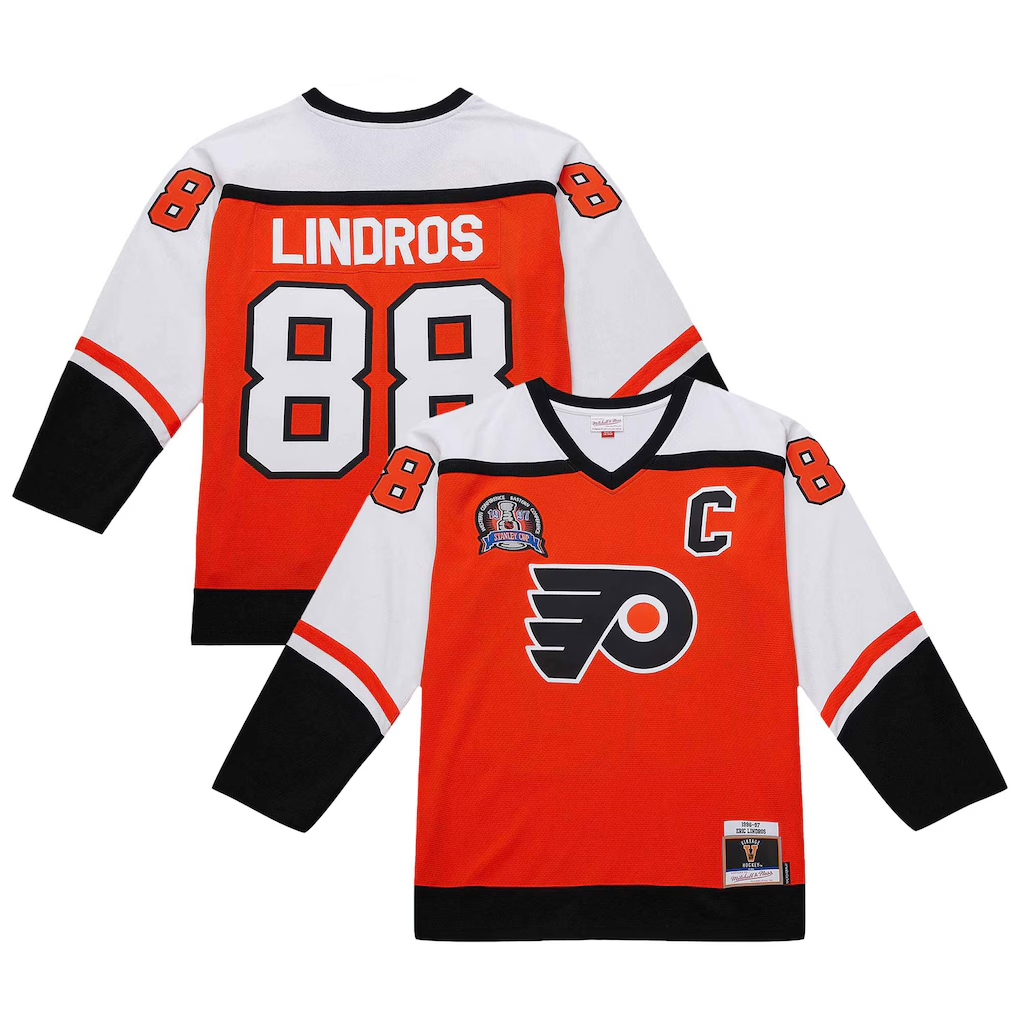 Blackjersey P.Flyers #88 Eric Lindros Orange 1996?97 Power Play Jerseys