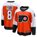 Blackjersey P.Flyers #8 Cam York Orange Home Breakaway Jerseys