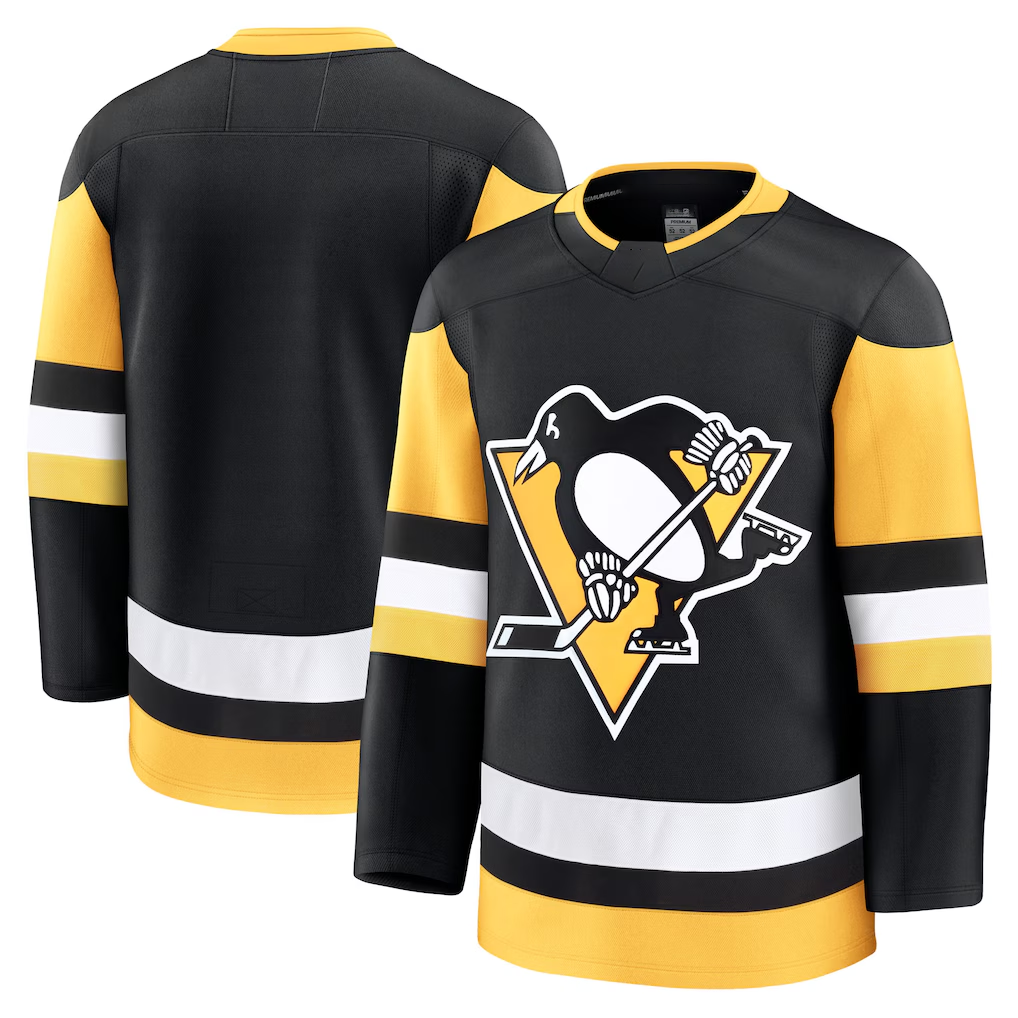 Blackjersey P.Penguins Black 2024 Military Appreciation Practice Jerseys