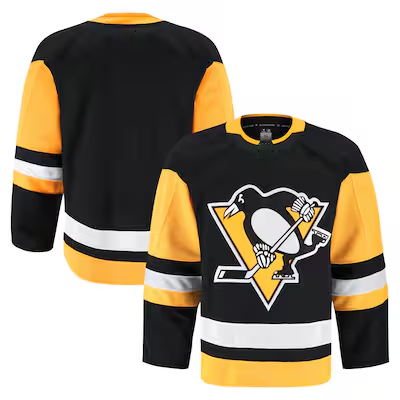 Blackjersey P.Penguins Black Home Authentic Pro Jerseys