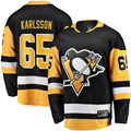 Blackjersey P.Penguins #65 Erik Karlsson Black Home Breakaway Jerseys