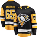 Blackjersey P.Penguins #65 Erik Karlsson Black Home Breakaway Jerseys
