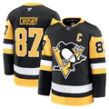 Blackjersey P.Penguins #87 Sidney Crosby Black Home Premium Jerseys