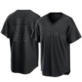 Blackjersey P.Phillies #27 Aaron Nola Player Black Pitch Fashion Limited T-shirt Stitched Jerseys