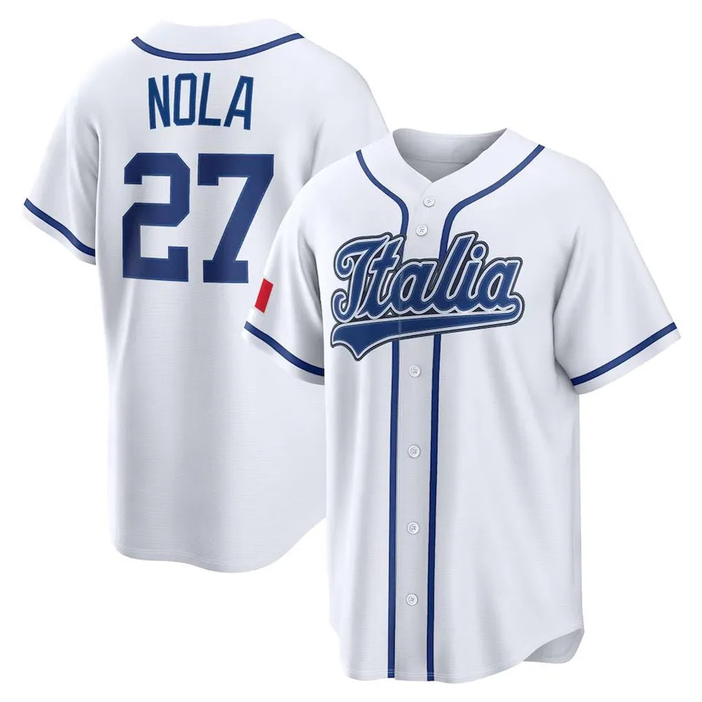 Blackjersey P.Phillies #27 Aaron Nola Player White 2026 World Classic Limited Stitched Jerseys
