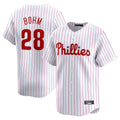 Blackjersey P.Phillies #28 Alec Bohm Player White Home Limited Stitched Jerseys