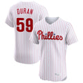 Blackjersey P.Phillies #59 Jhoan Duran Player White Home Limited Elite Stitched Jerseys