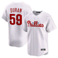 Blackjersey P.Phillies #59 Jhoan Duran Player White Home Limited Stitched Jerseys