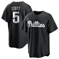 Blackjersey P.Phillies #5 Bryson Stott Player Black Alt Fashion Home Game Stitched Jerseys