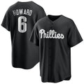 Blackjersey P.Phillies #6 Ryan Howard Player Black Alt Fashion Home Game Stitched Jerseys