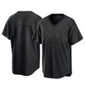 Blackjersey P.Phillies #7 Trea Turner Player Black Pitch Fashion Limited T-shirt Stitched Jerseys