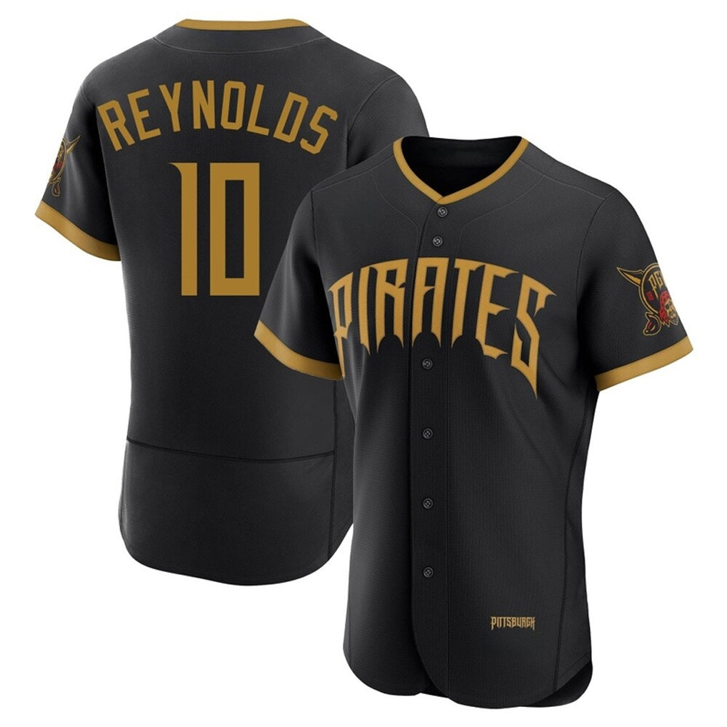 Blackjersey P.Pirates #10 Bryan Reynolds Player Black 2026 City Connect Home Limited Elite Stitched Jerseys