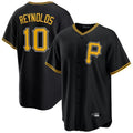 Blackjersey P.Pirates #10 Bryan Reynolds Player Black Alternate 2025 Home Game Stitched Jerseys