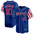 Blackjersey P.Pirates #10 Bryan Reynolds Player Royal 2025 Independence Day Vapor Premier Limited Stitched Jerseys