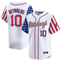 Blackjersey P.Pirates #10 Bryan Reynolds Player White 2025 Independence Day Vapor Premier Limited Stitched Jerseys