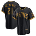 Blackjersey P.Pirates #21 Roberto Clemente Player Black 2026 City Connect Home Limited Stitched Jerseys