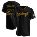 Blackjersey P.Pirates #23 Mitch Keller Player Black Home Limited Game Stitched Jerseys