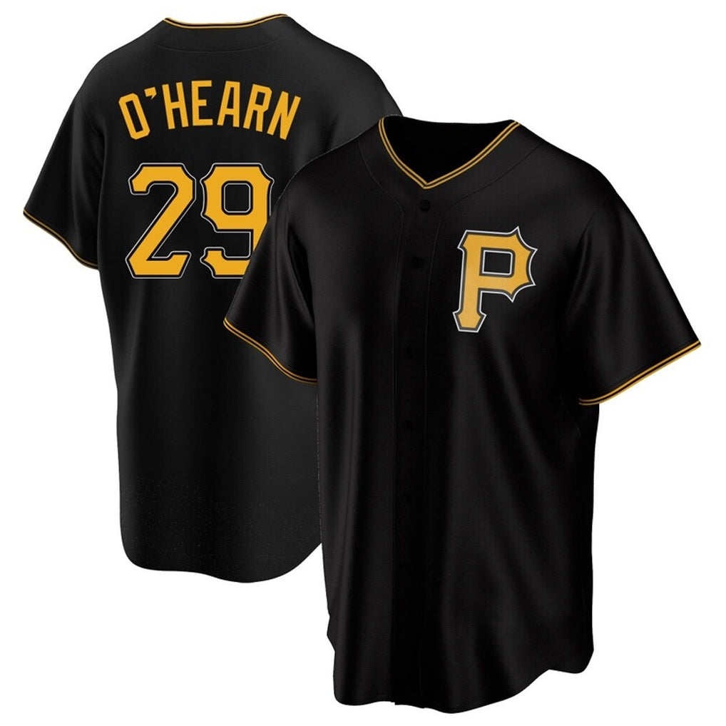 Blackjersey P.Pirates #29 Ryan O¡¯Hearn Player Black Alternate 2025 Home Game Stitched Jerseys