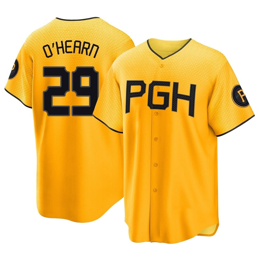 Blackjersey P.Pirates #29 Ryan O¡¯Hearn Player Gold City Connect Home Game Stitched Jerseys