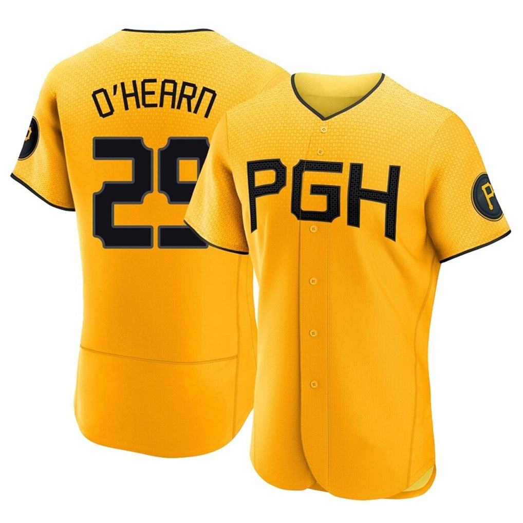 Blackjersey P.Pirates #29 Ryan O¡¯Hearn Player Gold City Connect Home Limited Elite Stitched Jerseys