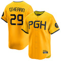 Blackjersey P.Pirates #29 Ryan O¡¯Hearn Player Gold City Connect Home Limited Stitched Jerseys