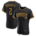 Blackjersey P.Pirates #2 Spencer Horwitz Player Black 2026 City Connect Home Limited Elite Stitched Jerseys