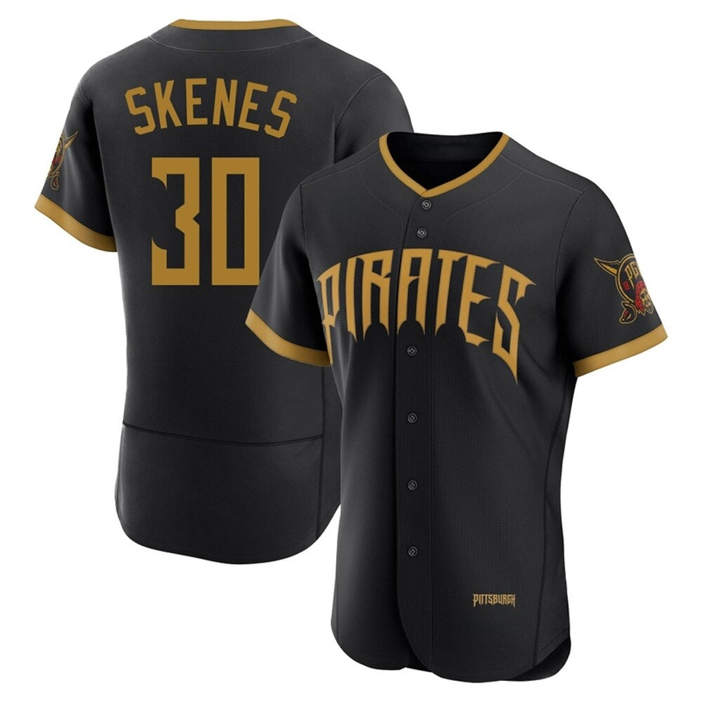 Blackjersey P.Pirates #30 Paul Skenes Player Black 2026 City Connect Home Limited Elite Stitched Jerseys