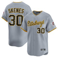 Blackjersey P.Pirates #30 Paul Skenes Player Gray Road Home Limited Stitched Jerseys