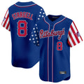 Blackjersey P.Pirates #8 Willie Stargell Player Royal 2025 Independence Day Vapor Premier Limited Stitched Jerseys