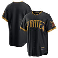 Blackjersey P.Pirates Blank Player Black 2026 City Connect Home Limited Stitched Jerseys