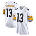 Blackjersey P.Steelers #13 Rico Dowdle Player White Home Game Stitched Jerseys