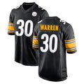 Blackjersey P.Steelers #30 Jaylen Warren Player Black Home Game Stitched Jerseys