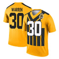 Blackjersey P.Steelers #30 Jaylen Warren Player Gold Legend Limited 1933 Throwback Performance Home Game Stitched Jerseys