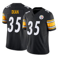 Blackjersey P.Steelers #35 Jamel Dean Player Black Limited Vapor F.U.S.E. Home Game Stitched Jerseys