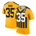 Blackjersey P.Steelers #35 Jamel Dean Player Gold Legend Limited 1933 Throwback Performance Home Game Stitched Jerseys