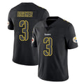 Blackjersey P.Steelers #3 Jaquan Brisker Player Black Impact Limited Home Game Stitched Jerseys