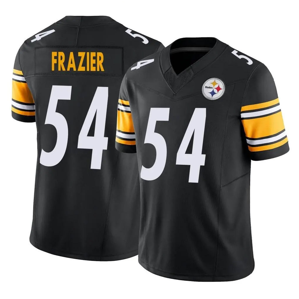 Blackjersey P.Steelers #54 Zach Frazier Player Black Limited Vapor F.U.S.E. Home Game Stitched Jerseys