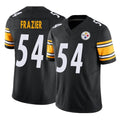 Blackjersey P.Steelers #54 Zach Frazier Player Black Limited Vapor F.U.S.E. Home Game Stitched Jerseys