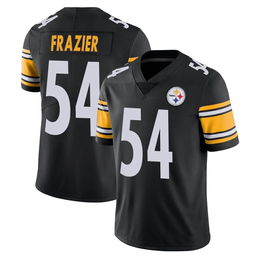 Blackjersey P.Steelers #54 Zach Frazier Player Black Limited Vapor Untouchable Home Game Stitched Jerseys