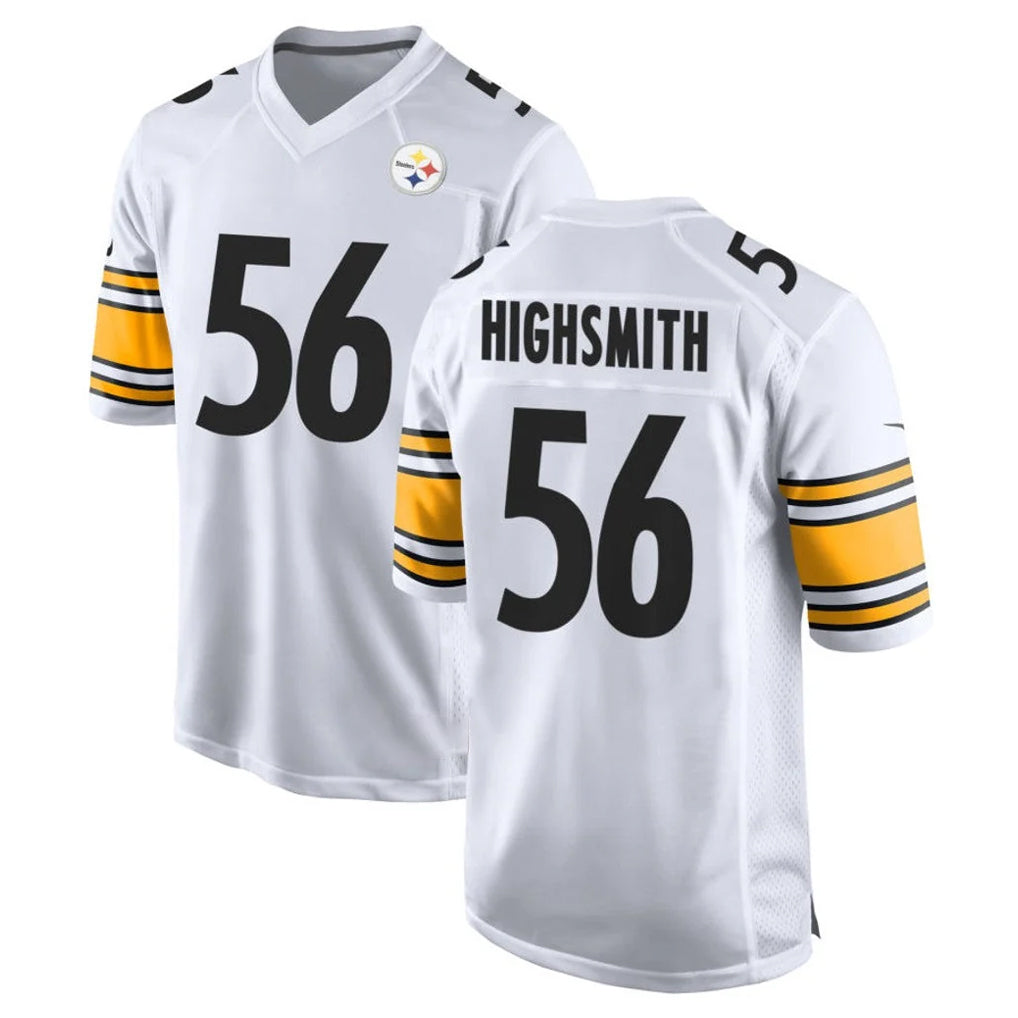 Blackjersey P.Steelers #56 Alex Highsmith Player White Home Game Stitched Jerseys