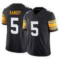 Blackjersey P.Steelers #5 Jalen Ramsey Player Black Limited Alternate Vapor F.U.S.E. Home Game Stitched Jerseys